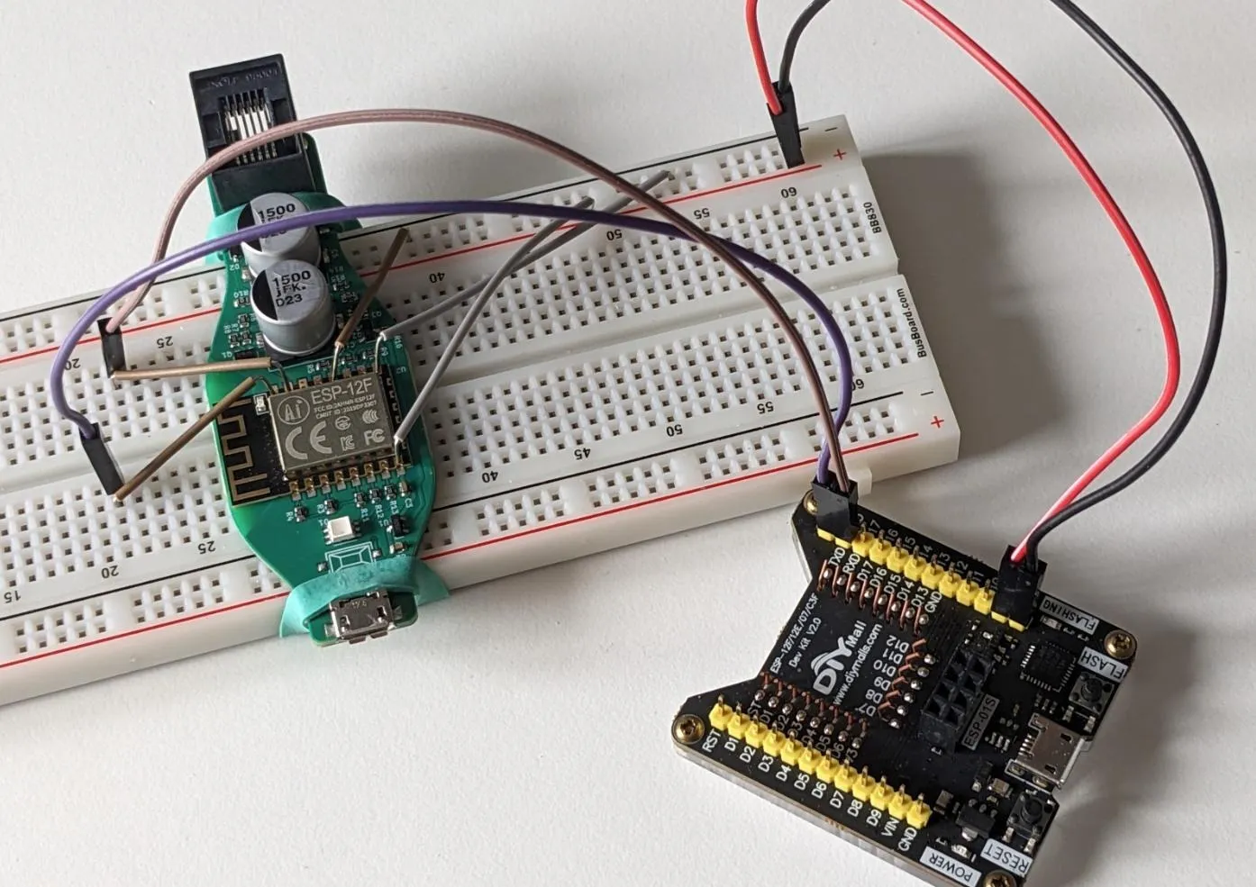 building a poor man's Spiderboard so you don't have to hold cables down